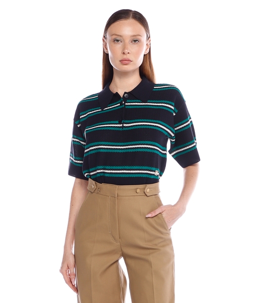 Grimaud polo-neck jumper