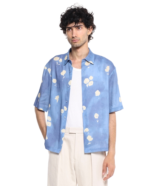 Рубашка с цветочным мотивом