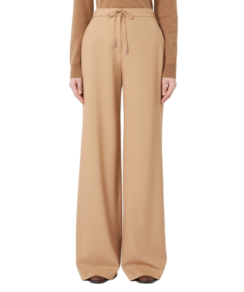 Брюки из шерстяного твила