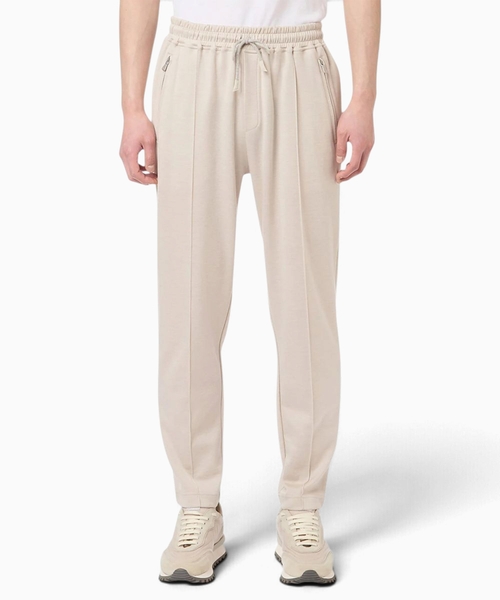 Silk cotton trousers