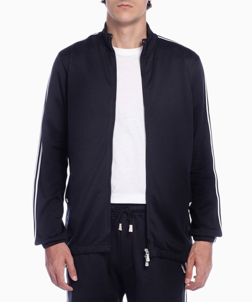 Sports jacket with stripes