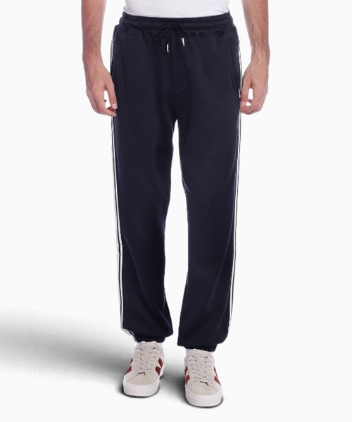Jogging pants with side stripes