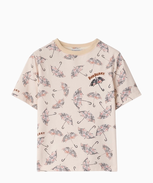 Umbrella logo cotton t-shirt