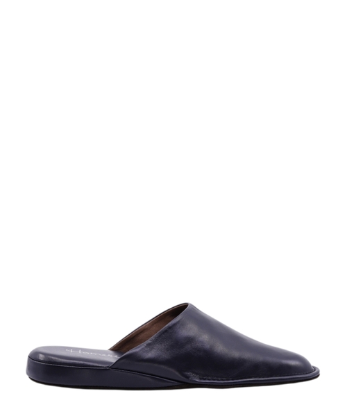 Leather slippers