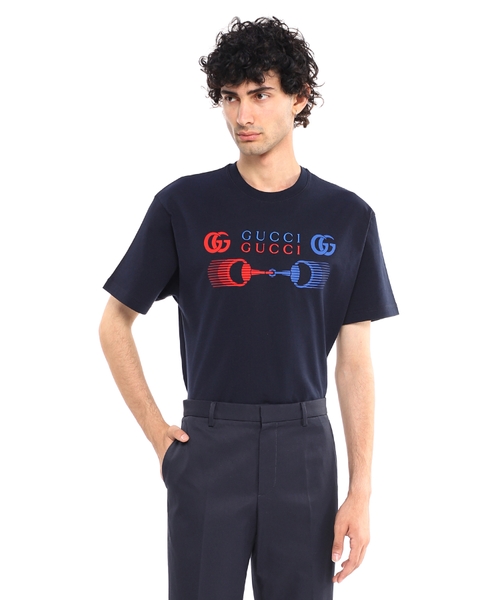 Printed cotton jersey t-shirt