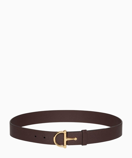 Belt with half-Horsebit buckle