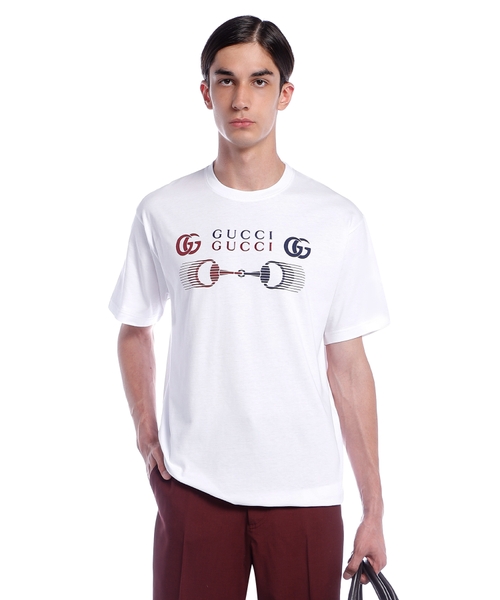 Printli pambıq cersi T-shirt