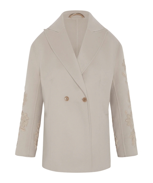 Двубортное пальто