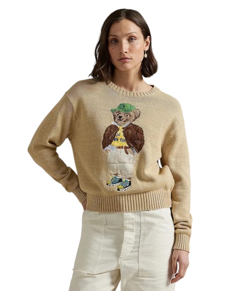 Хлопковый джемпер Polo Bear