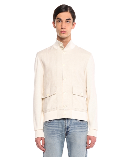 İpək və kətan qarışımlı kardiqan