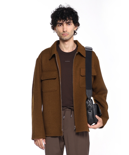Wool blend jacket