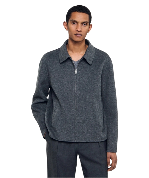 Double-faced wool jacket