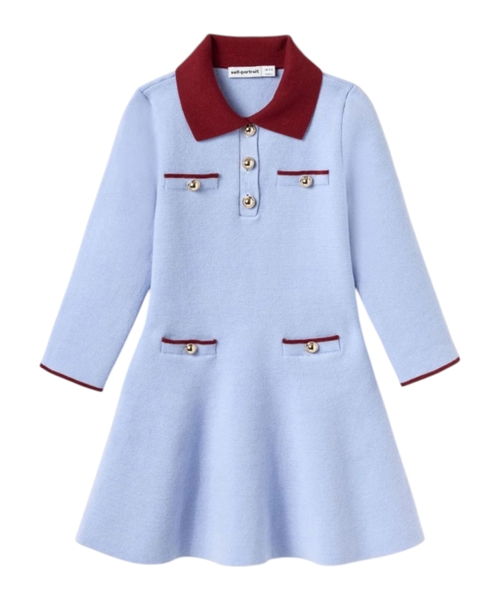 Платье с декоративными пуговицами