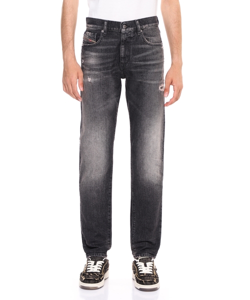 D-Strukt dar biçimli denim şalvar