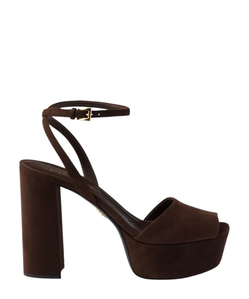 Nappa dərisindən platformalı səndəl