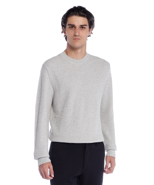 Cotton sweater with long sleeves