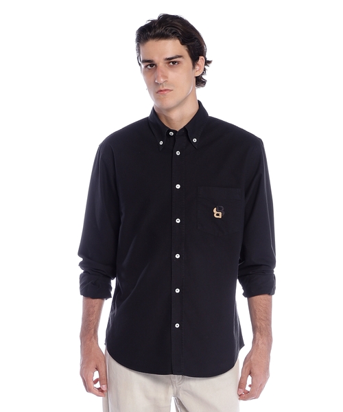 Shirt with BB embroidery