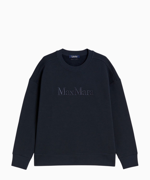 Cotton sweatshirt with logo