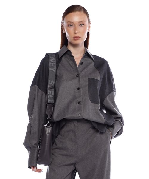 Lace detailed oversized shirt | Emporium