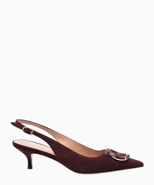 Maxi Gancini slingback pump