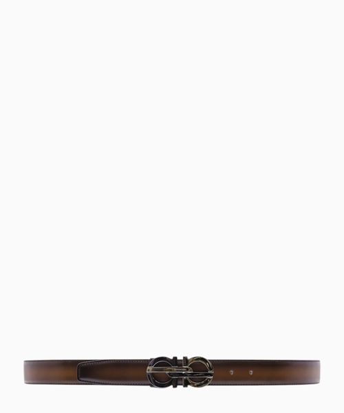 Reversible and adjustable Gancini belt