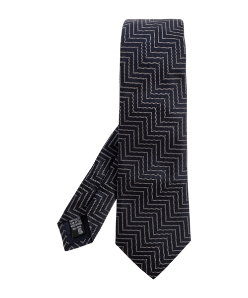 Шелковый галстук с узорами