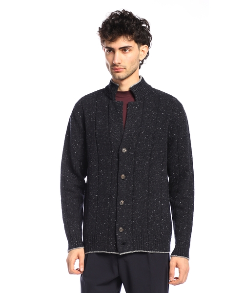 Cashmere and wool cardigan