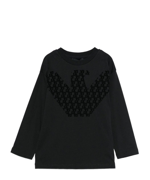 Футболка оверсайз из джерси с длинными рукавами