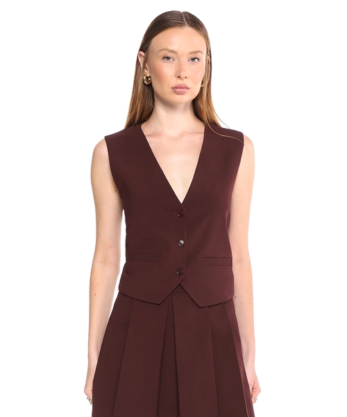 Жилет с застежкой на пуговицы