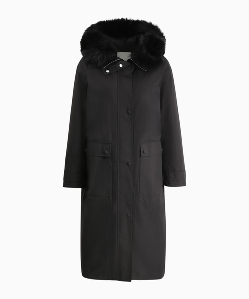 Xəz haşiyəli parka