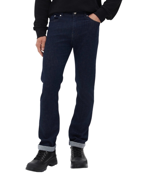 Düz biçimli denim şalvar