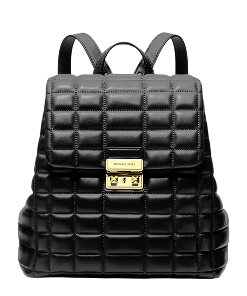 Маленький стеганый кожаный рюкзак Tribeca