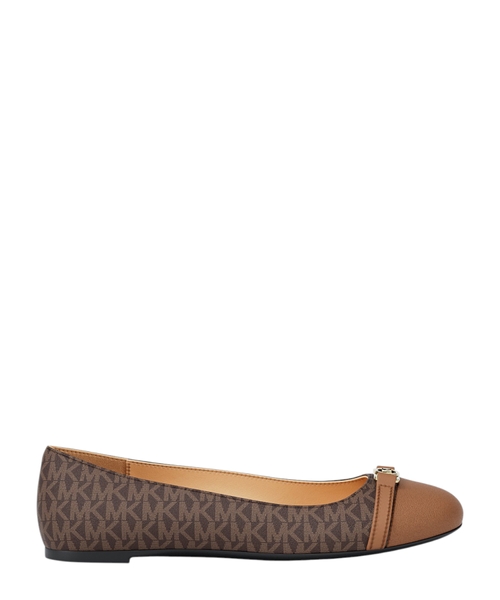 Mandy signature logo ballet flats
