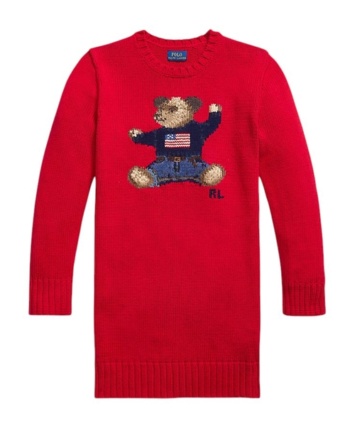 Jumper Dress with Bear