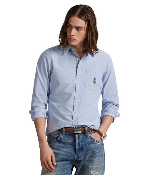 Рубашка Oxford с вышивкой Polo Bear