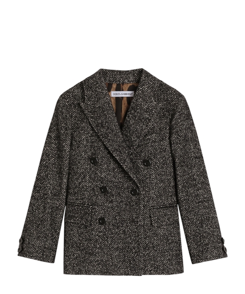 Double-breasted jacket in wool