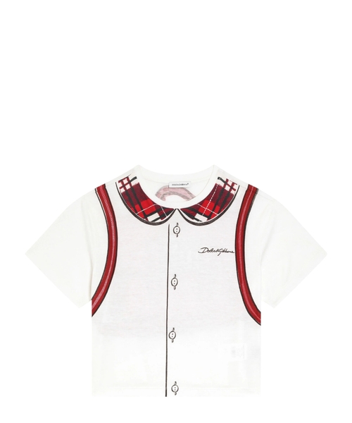 Crew neck print T-shirt