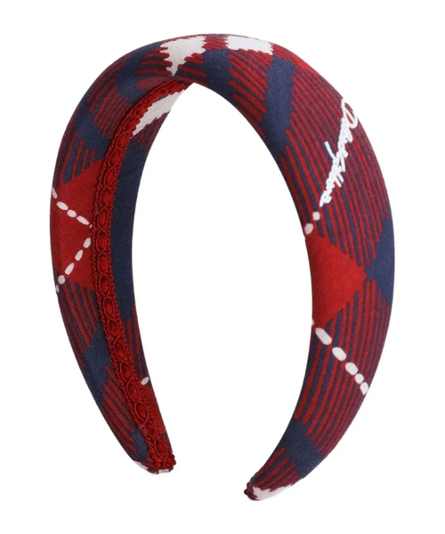 Ободок с принтом