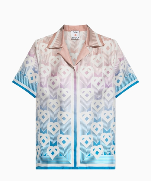 Printed short sleeve shirt