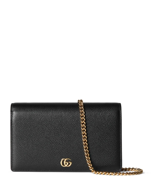 GG Marmont wallet on chain