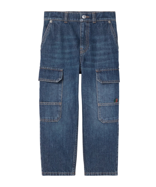 Denim pants with Web