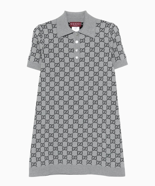 Wool polo dress