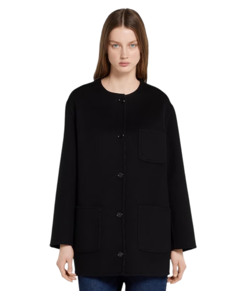 Двусторонний жакет из шерсти и шелка