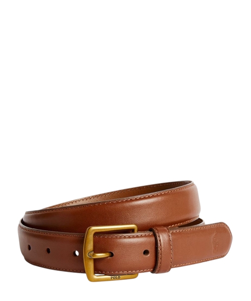 Кожаный ремень с логотипом