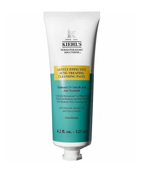 Gently effective acne-treating cleansing paste