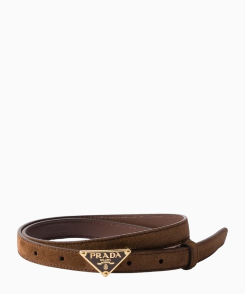 Suede belt