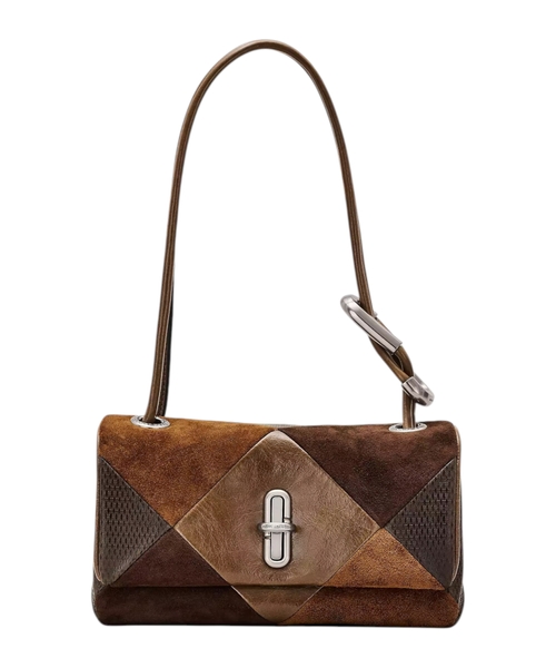 The Suede Patchwork Mini Dual bag