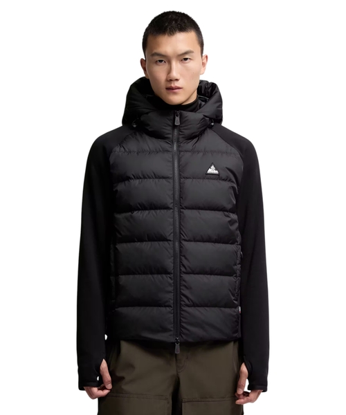 Quilted jacket with logo