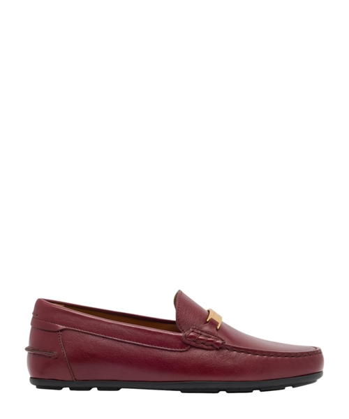 Clay leather moccasins