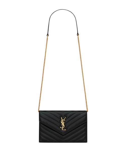 Cassandre Envelope chain wallet in lambskin